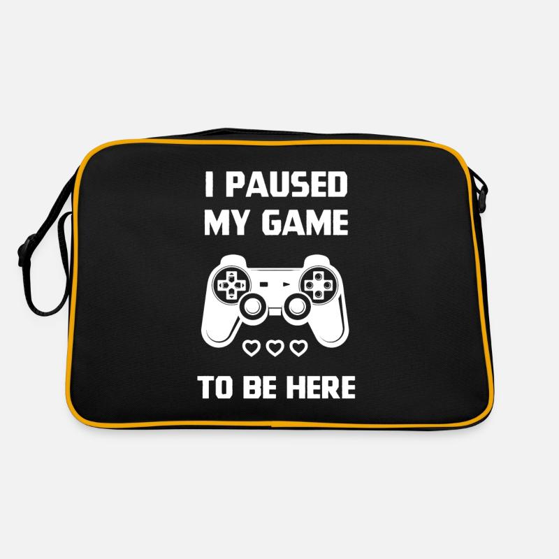 J'ai mis mon jeu en pause - Conception de cadeau de joueur Sac Retro