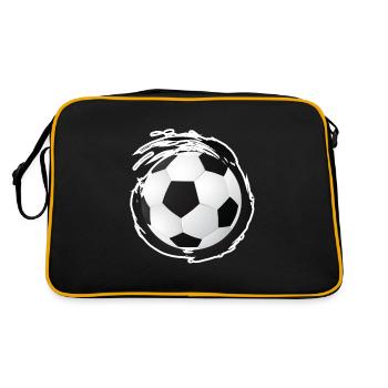 Football football footballeur footballeur footballeur - Sac Retro - noir/or - Dos