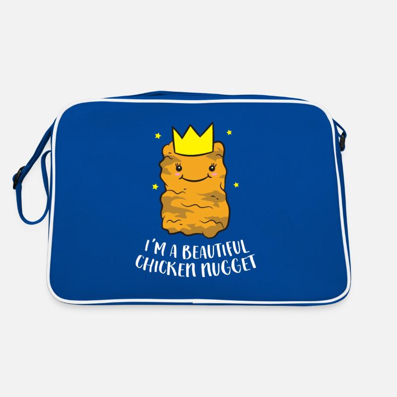 Ich Bin Ein Hüpsches Chicken Nuggets Retro Tasche