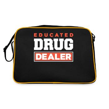 Pharmacist Pharmacy Student Graduation Gift - Retro Bag - black/gold - Back