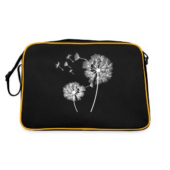dandelion - Retro Bag - black/gold - Back