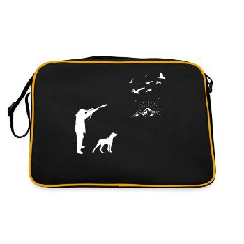 Chemise de chasseur de canard - Chemise de chasse au canard - Sauvagine - Sac Retro - noir/or - Dos