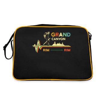 Chemise de randonnée Grand Canyon - Randonnée jante à jante - Cool - Sac Retro - noir/or - Dos