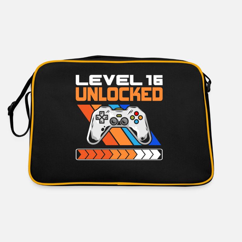 16e anniversaire Niveau 16 Débloqué 16 ans Sac Retro