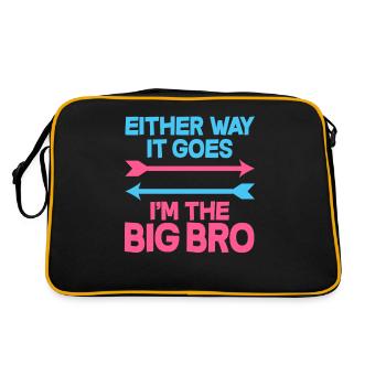 Le sexe des frères et sœurs révèle une fête de bébé - Sac Retro - noir/or - Dos