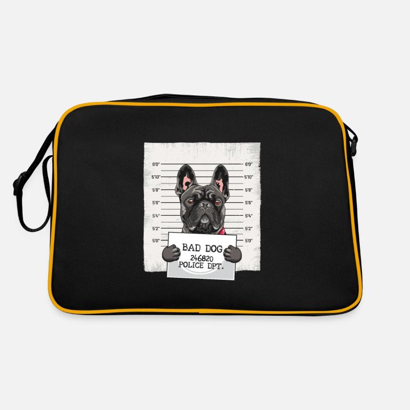 Tir de la prison du bouledogue français Sac Retro
