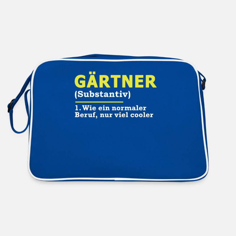 Gärtner Beruf Spruch Geschenk Retro Tasche