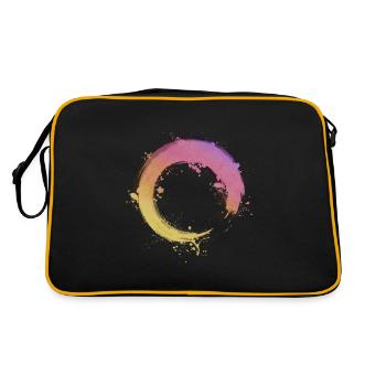 Zen Circle - Retro Tasche - Schwarz/Gold - Hinten