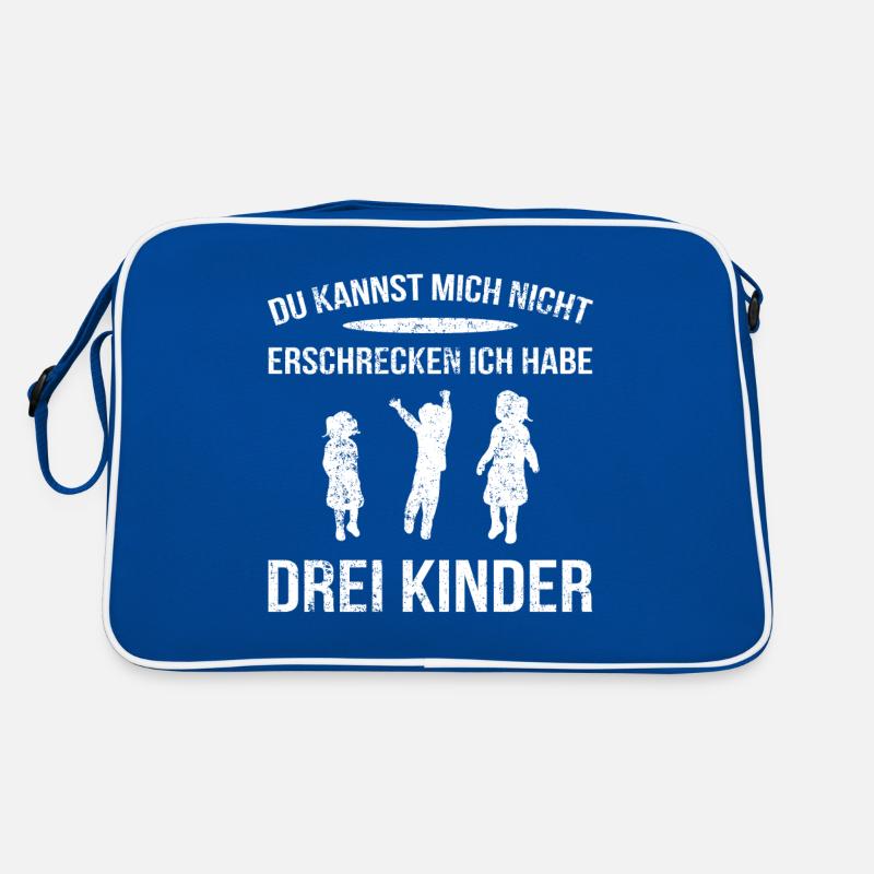 3 Kinder Mutter Nichts Erschrecken Geschenk Retro Tasche