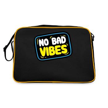 No Tavern Vibes - Vibes Sticker - Retro Bag - black/gold - Back