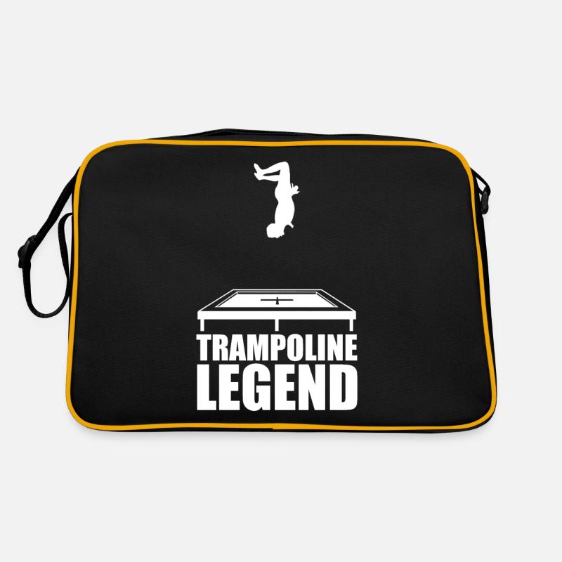 Trampoline Legend Trampoline Jump Retro Gift Retro Bag