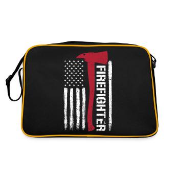 Tenue des pompiers - pompiers - Sac Retro - noir/or - Dos