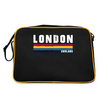 London - Retro Bag - black/gold - Back