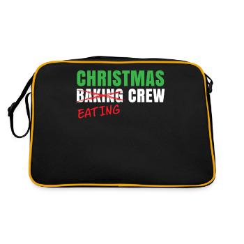Christmas Food Crew - Chemise de Noël - Sac Retro - noir/or - Dos