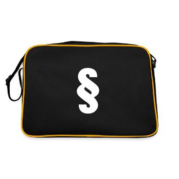paragraph - Retro Bag - black/gold - Back