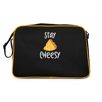Plateau de fromages Fromages Fromages laitiers - Sac Retro - noir/or - Dos