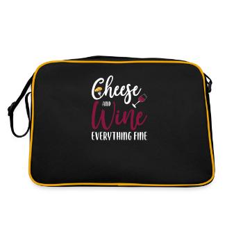 Plateau de fromages Fromages Fromages laitiers - Sac Retro - noir/or - Dos