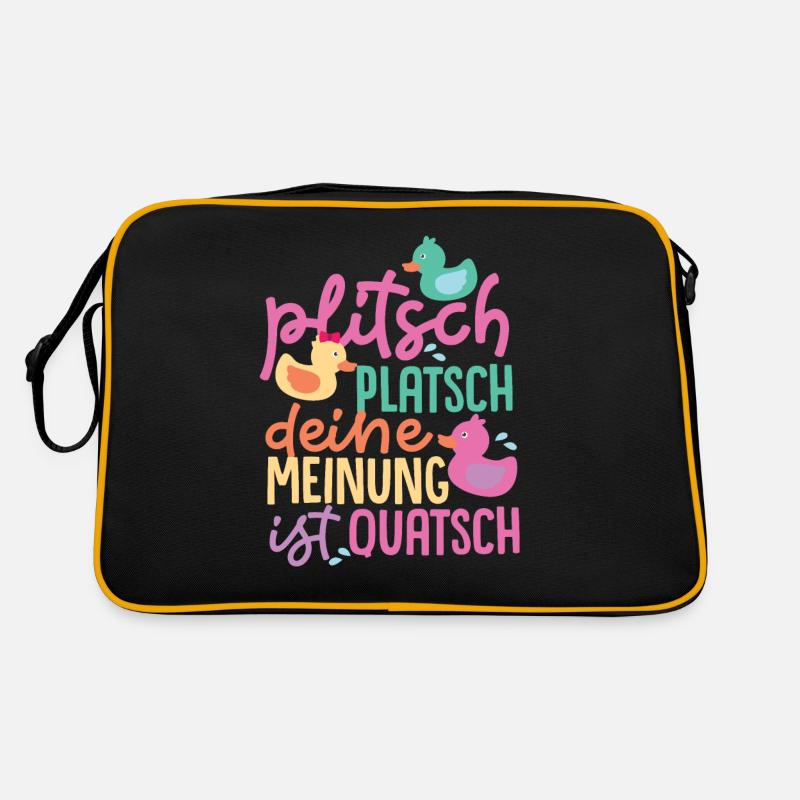 Split Splap Votre opinion est absurde Sac Retro