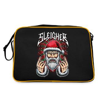 Pull de Noël à bascule Santa Claus Sleigher - Sac Retro - noir/or - Dos