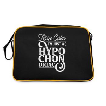 Maladie hypocondriaque Maladie d'anxiété hypocondriaque - Sac Retro - noir/or - Dos