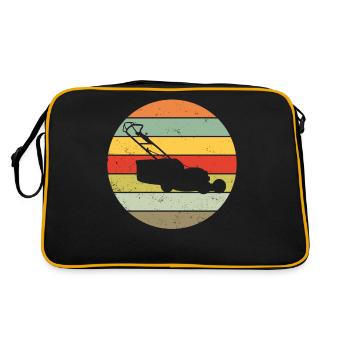 Tonte de pelouse tonte de pelouse cadeau rétro - Sac Retro - noir/or - Dos