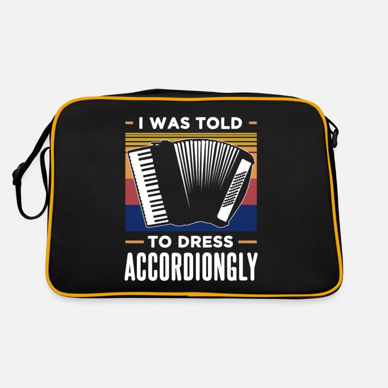 Akkordeon Retro Geschenkidee Retro Tasche