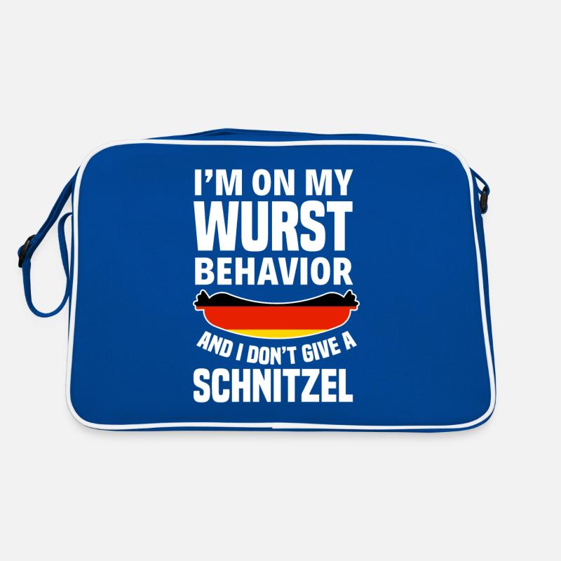 Je ne donne pas un Schnitzel drôle Sac Retro