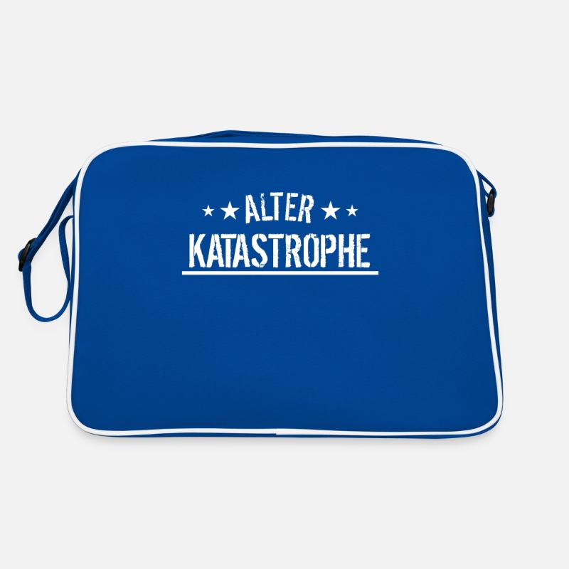 Alter Katastrophe Spruch Retro Tasche