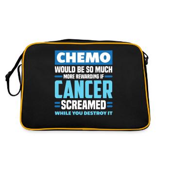 Chemo cancer therapy - Retro Bag - black/gold - Back