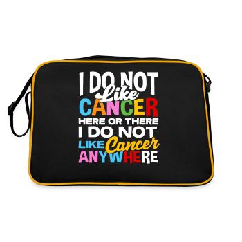 Chemo funny saying - Retro Bag - black/gold - Back