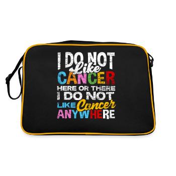 Paroles de thérapie chimio-cancer cure - Sac Retro - noir/or - Dos