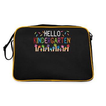 Garderie maternelle - Sac Retro - noir/or - Dos