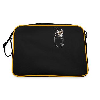 Maki - Sac Retro - noir/or - Dos