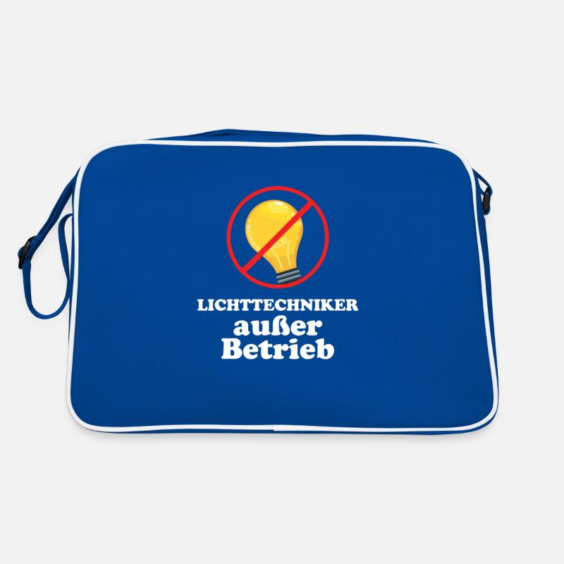 Lichttechniker Außer Betrieb Licht Bühne Geschenk Retro Tasche