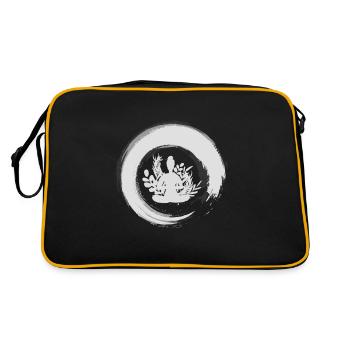 Bouddhisme Zen Circle - Sac Retro - noir/or - Dos