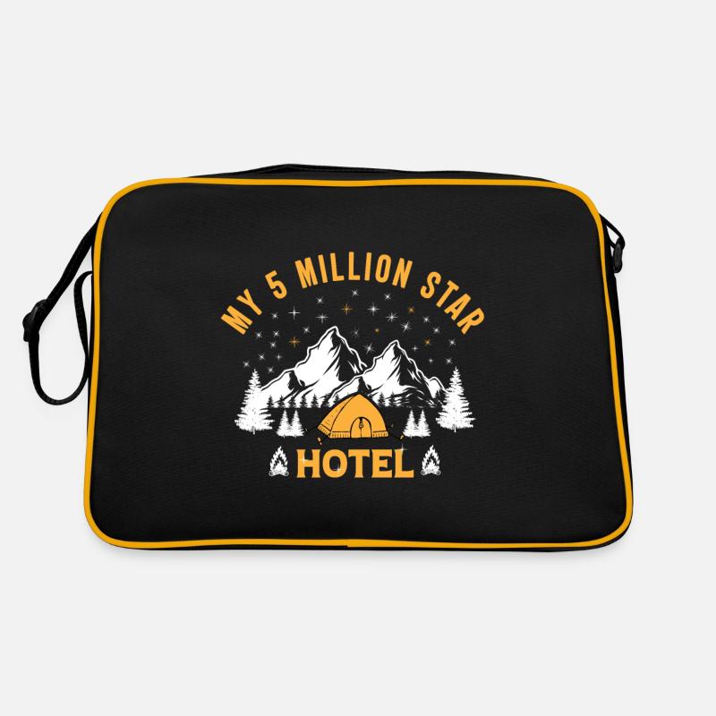 My 5 Million Star Hotel, Camping Geschenk Retro Tasche