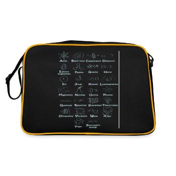 Geeks - Sac Retro - noir/or - Dos