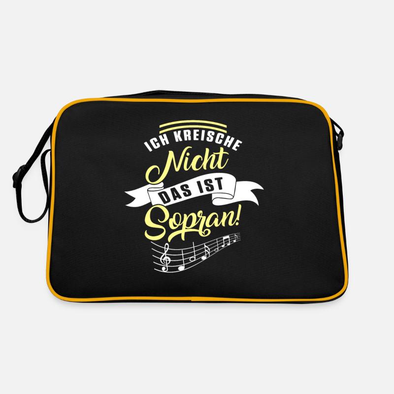 Chor Sopran Chorleiter Chorsingen Sänger Geschenk Retro Tasche