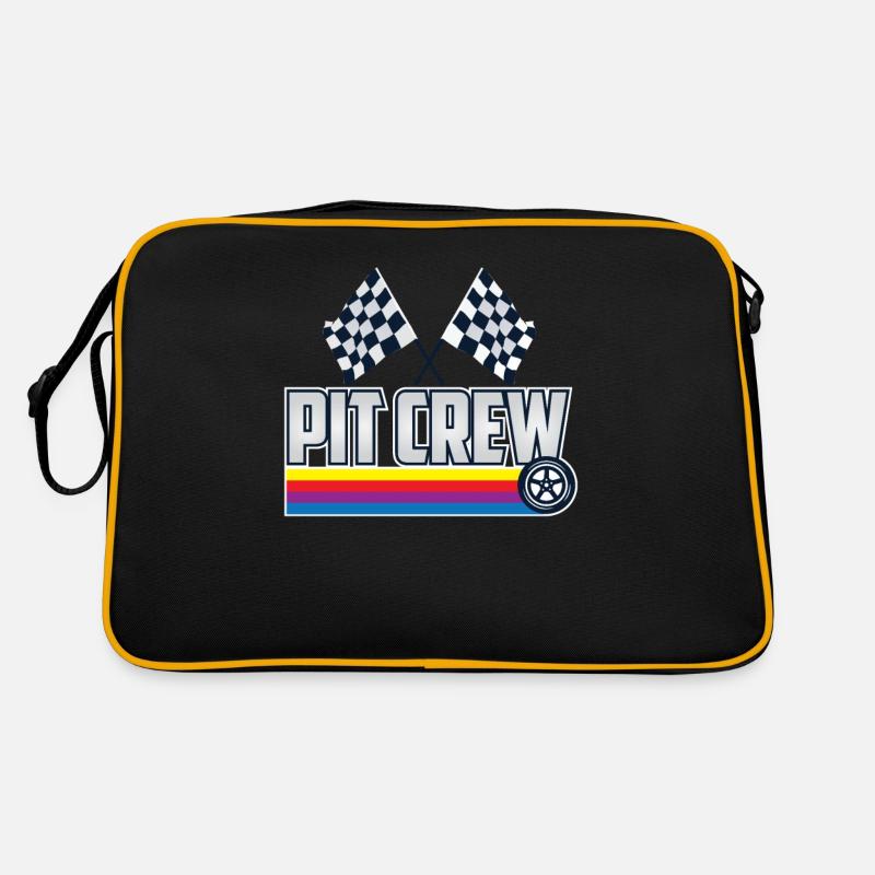 Pit Équipage Racing Car Driver Idea Pit Crew Sac Retro