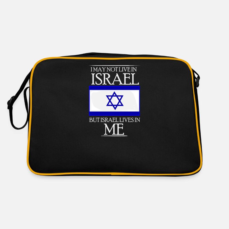 Drapeau d'Israël IDF Mossad Menorah Tel Aviv cadeau Sac Retro
