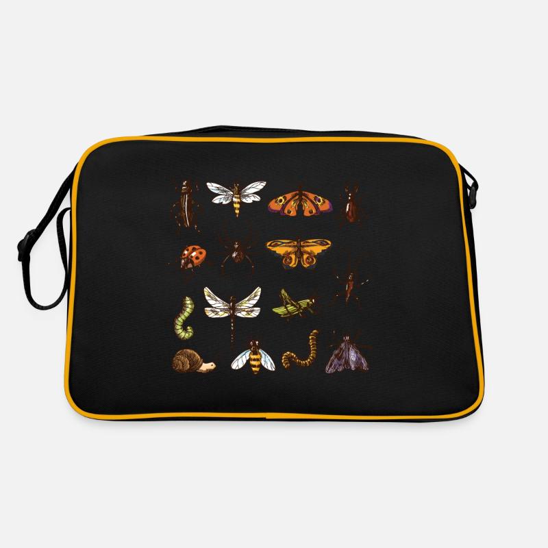 T-shirt Minibeasts avec insectes Sac Retro