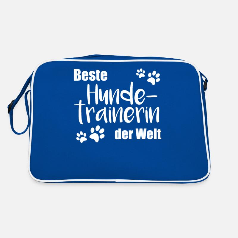 Beste Hundetrainerin Hunde Trainerin Geschenk Retro Tasche
