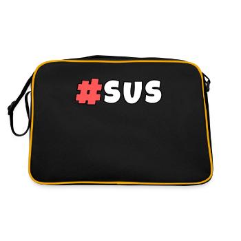 #sus Humour - Sac Retro - noir/or - Dos