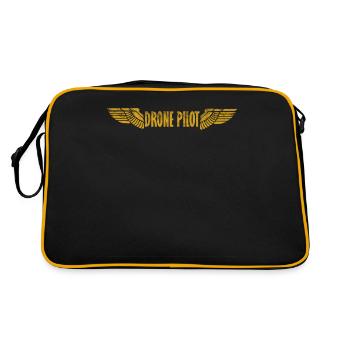 Drone Pilot - drone pilot - Retro Bag - black/gold - Back