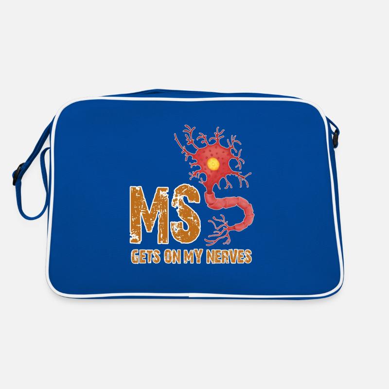 Multiple Sclerosis Shirts Funny Getting On Retro Bag