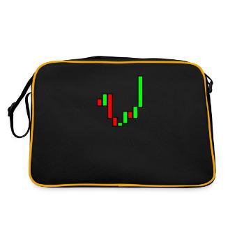 Commerçant - Sac Retro - noir/or - Dos