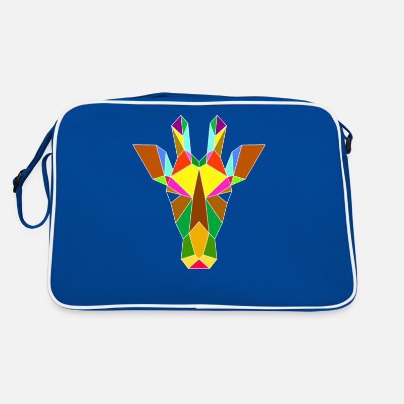 Giraffengeometrie Retro Tasche