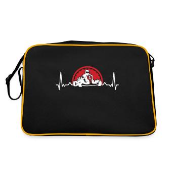 Battements de coeur Pour les karting Go-Kart Kart Kart - Sac Retro - noir/or - Dos