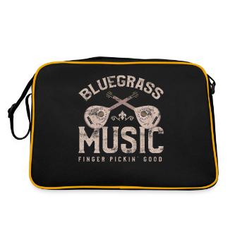 Bluegrass Banjo Line Dance Country Musique - Sac Retro - noir/or - Dos