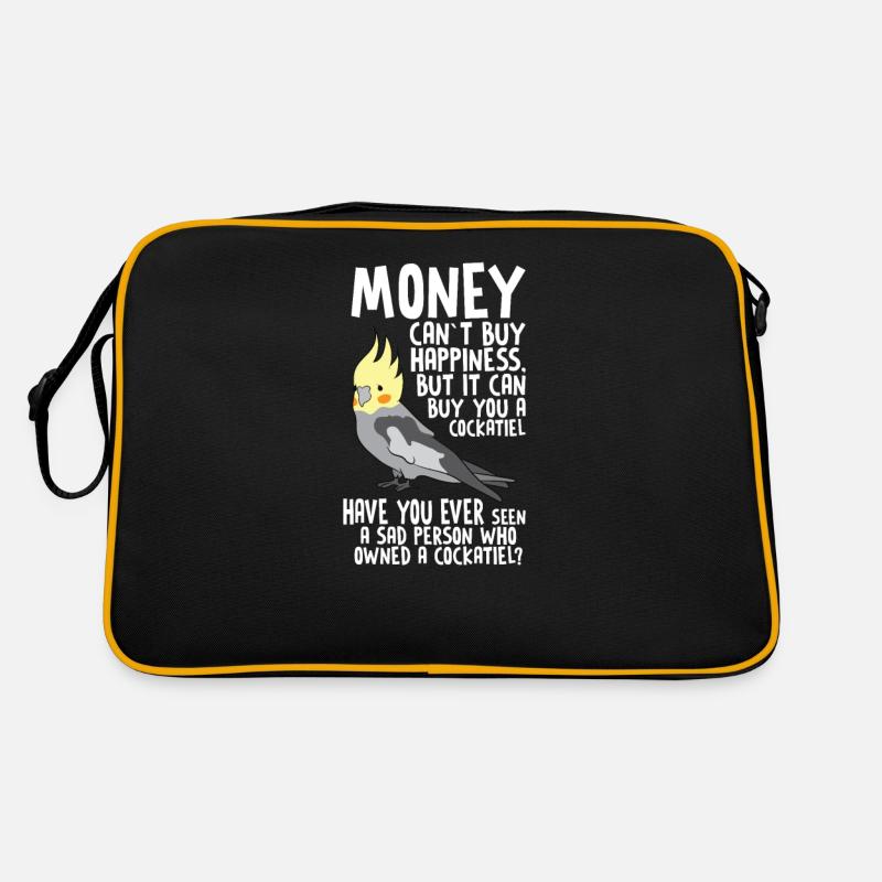 COCKATIEL Parrot Lover Gift For Mom Dad Retro Tasche